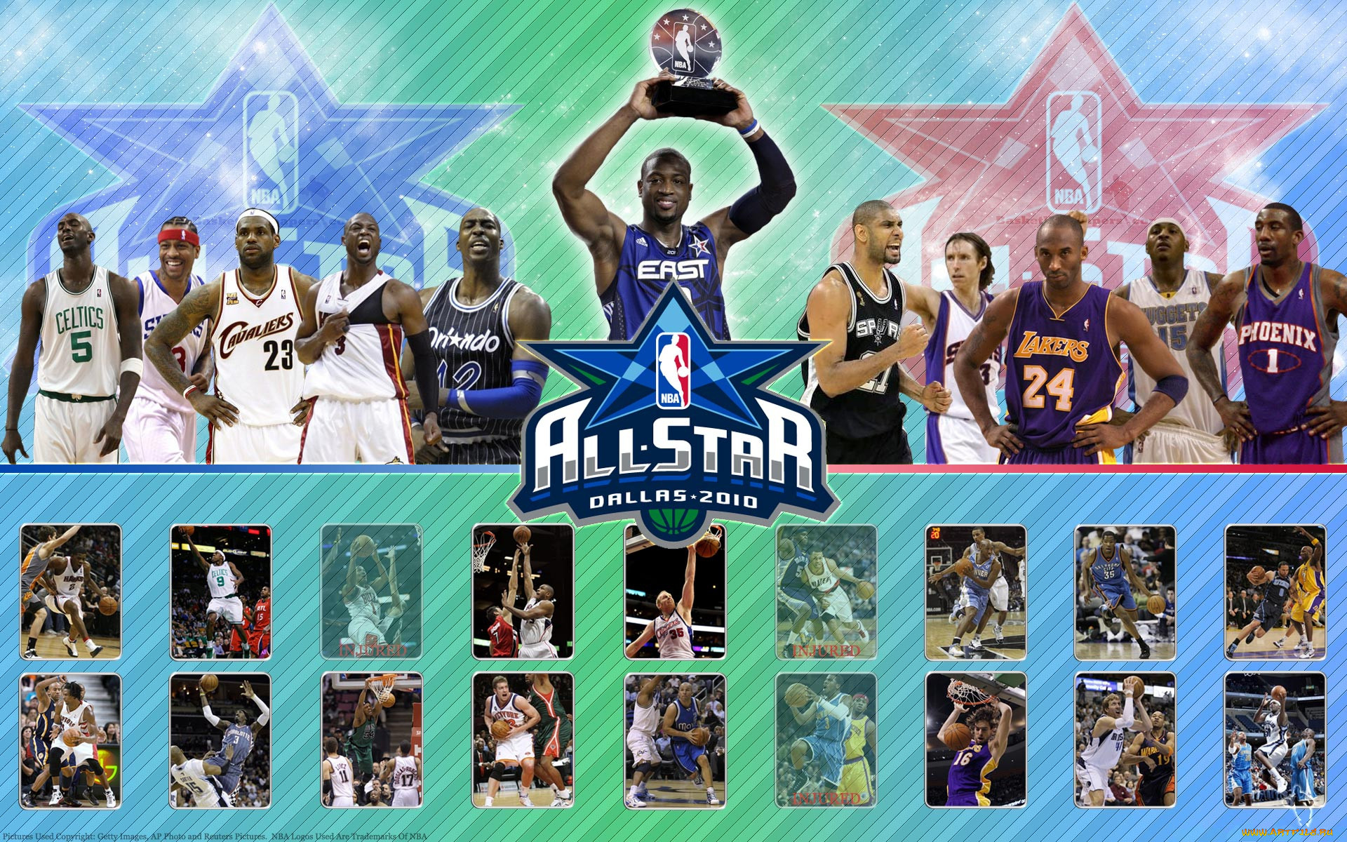 nba, all, star, 2010, , , , , , 